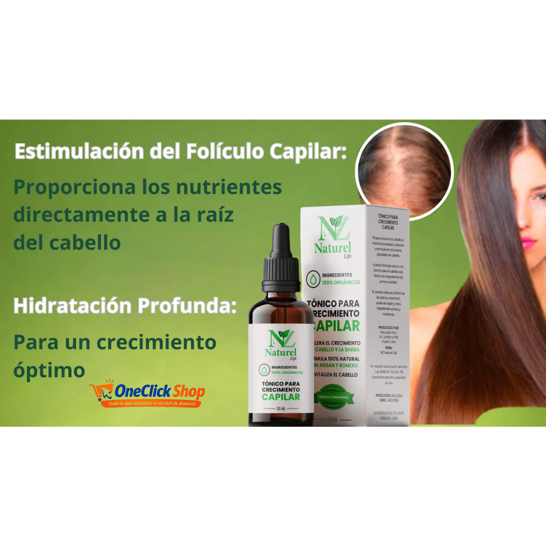 FÓRMULA CAPILAR ANTICAÍDA DE CABELLO NATUREL LIFE