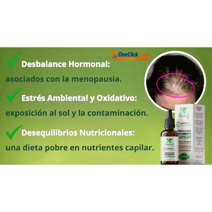 FÓRMULA CAPILAR ANTICAÍDA DE CABELLO NATUREL LIFE